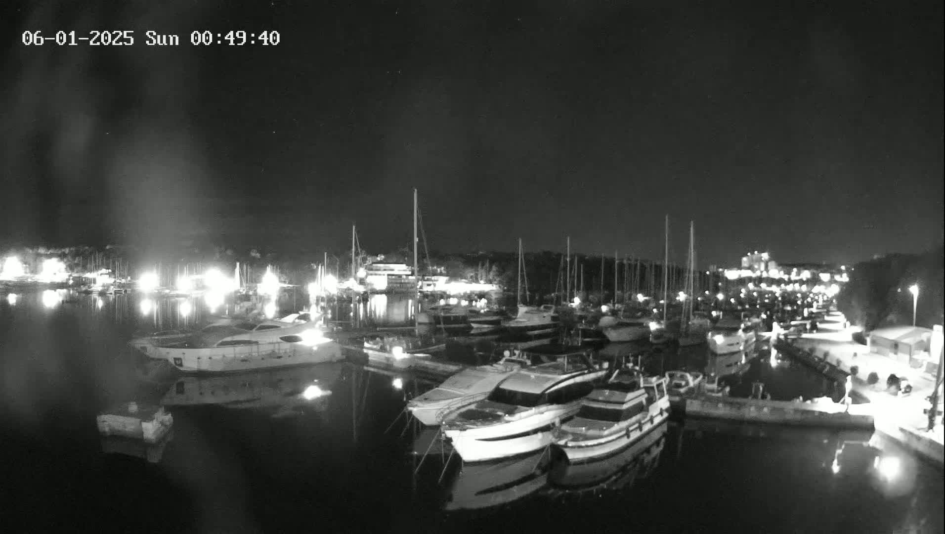 Pula, Marina Veruda East View Live Cam - Pjescana Uvala, Pula, Istria, Croatia