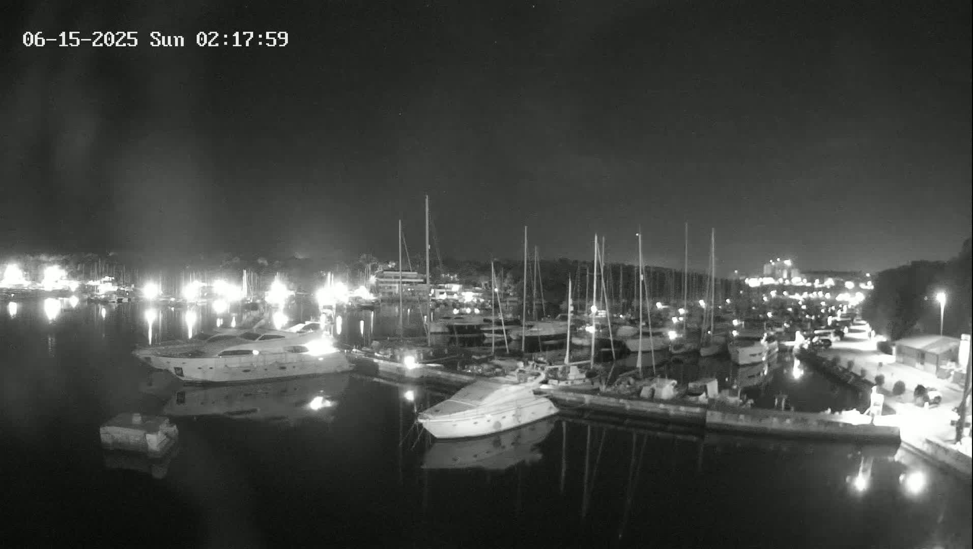 Pula, Marina Veruda East View Live Cam - Pjescana Uvala, Pula, Istria, Croatia