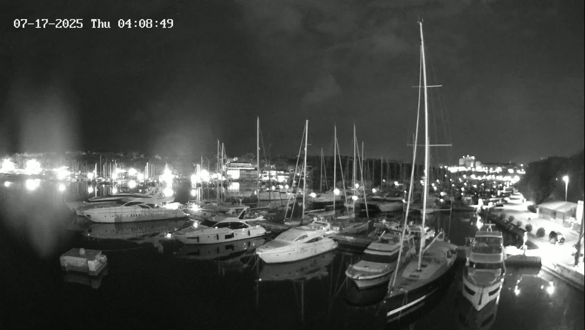 Pula, Marina Veruda East View Live Cam - Pjescana Uvala, Pula, Istria, Croatia