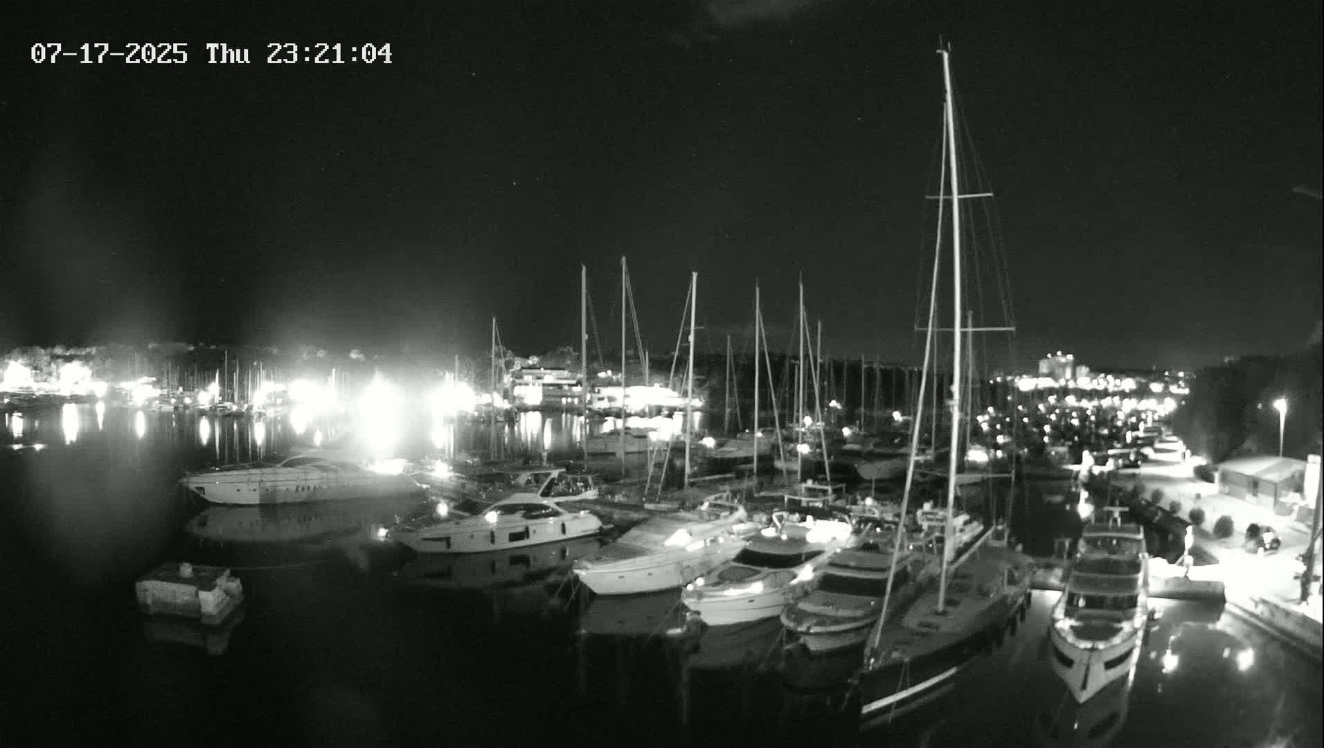 Pula, Marina Veruda East View Live Cam - Pjescana Uvala, Pula, Istria, Croatia