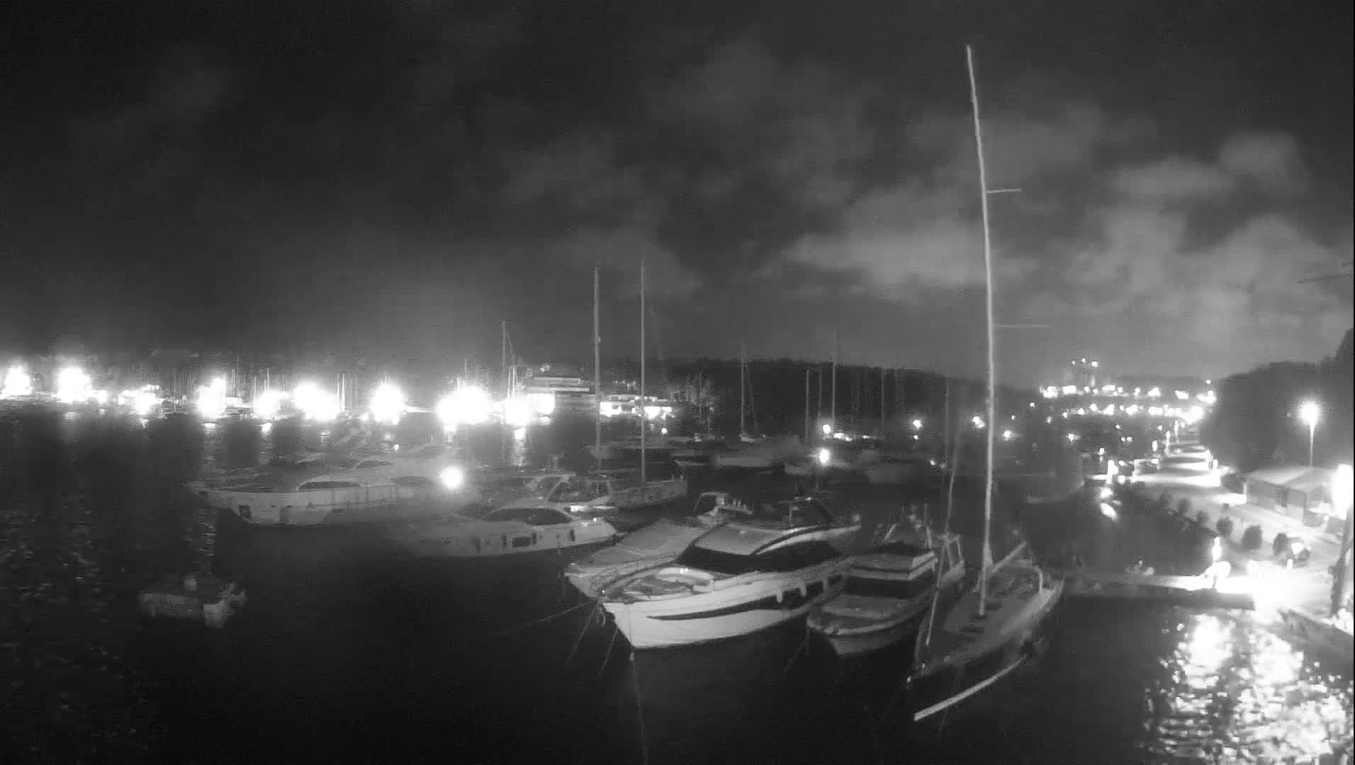 Pula, Marina Veruda East View Live Cam - Pjescana Uvala, Pula, Istria, Croatia