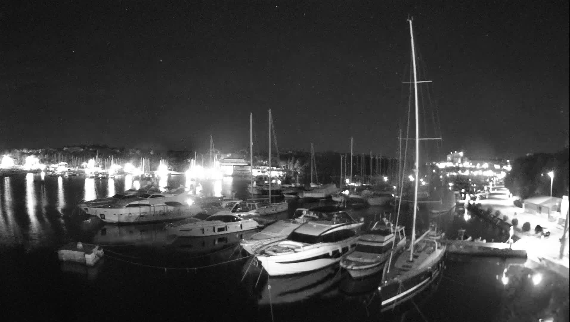 Pula, Marina Veruda East View Live Cam - Pjescana Uvala, Pula, Istria, Croatia