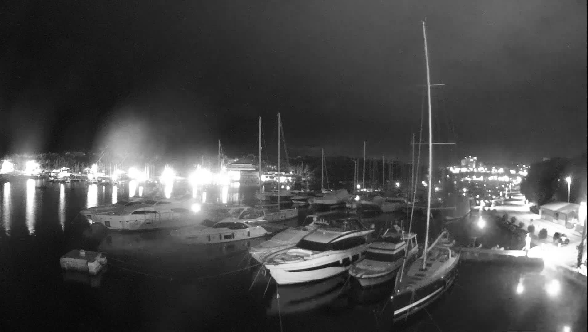 Pula, Marina Veruda East View Live Cam - Pjescana Uvala, Pula, Istria, Croatia