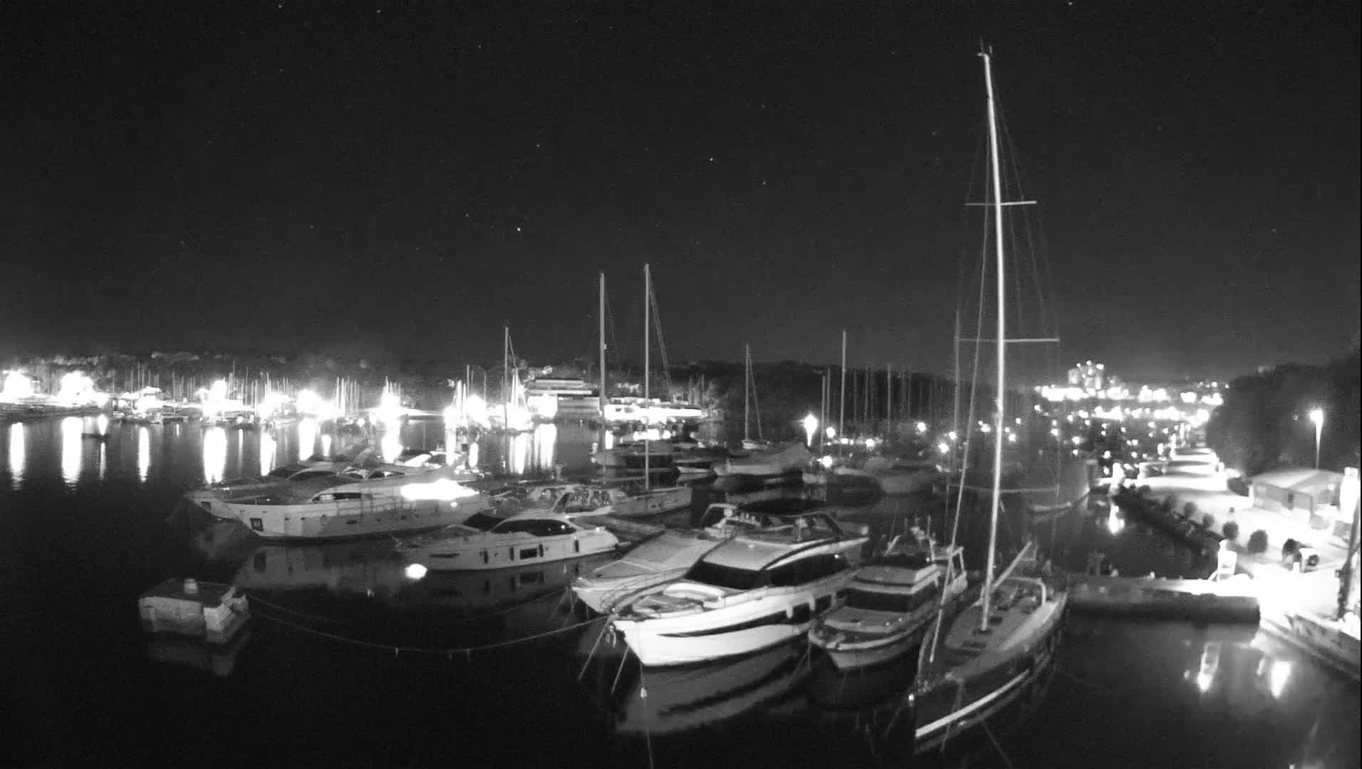 Pula, Marina Veruda East View Live Cam - Pjescana Uvala, Pula, Istria, Croatia