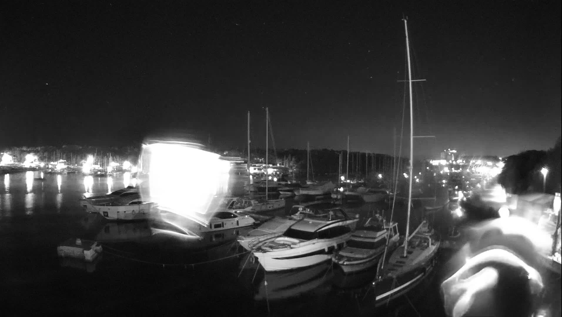 Pula, Marina Veruda East View Live Cam - Pjescana Uvala, Pula, Istria, Croatia