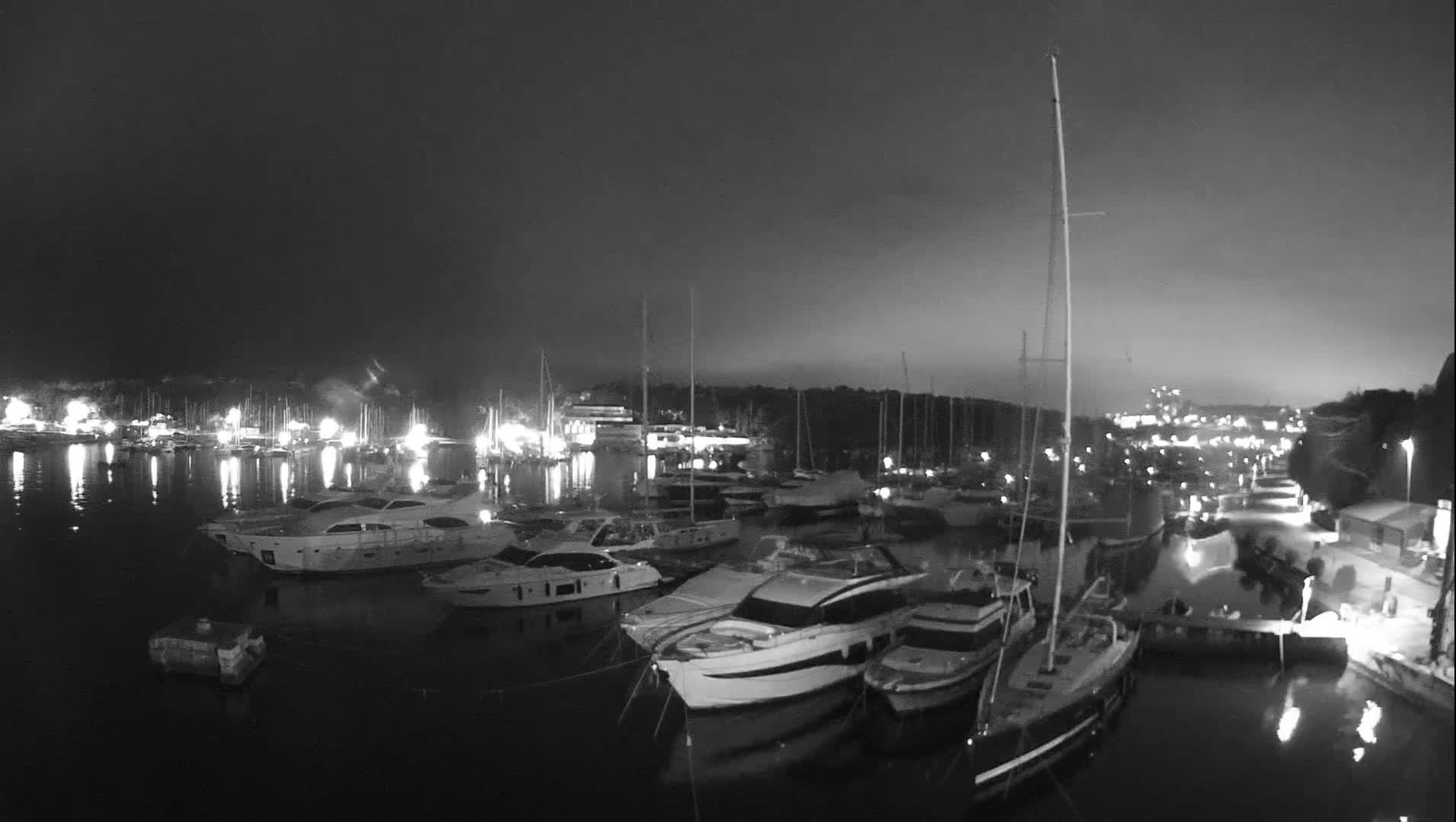 Pula, Marina Veruda East View Live Cam - Pjescana Uvala, Pula, Istria, Croatia
