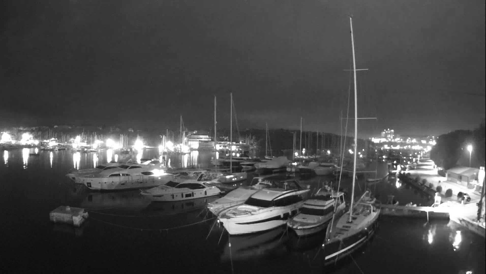 Pula, Marina Veruda East View Live Cam - Pjescana Uvala, Pula, Istria, Croatia