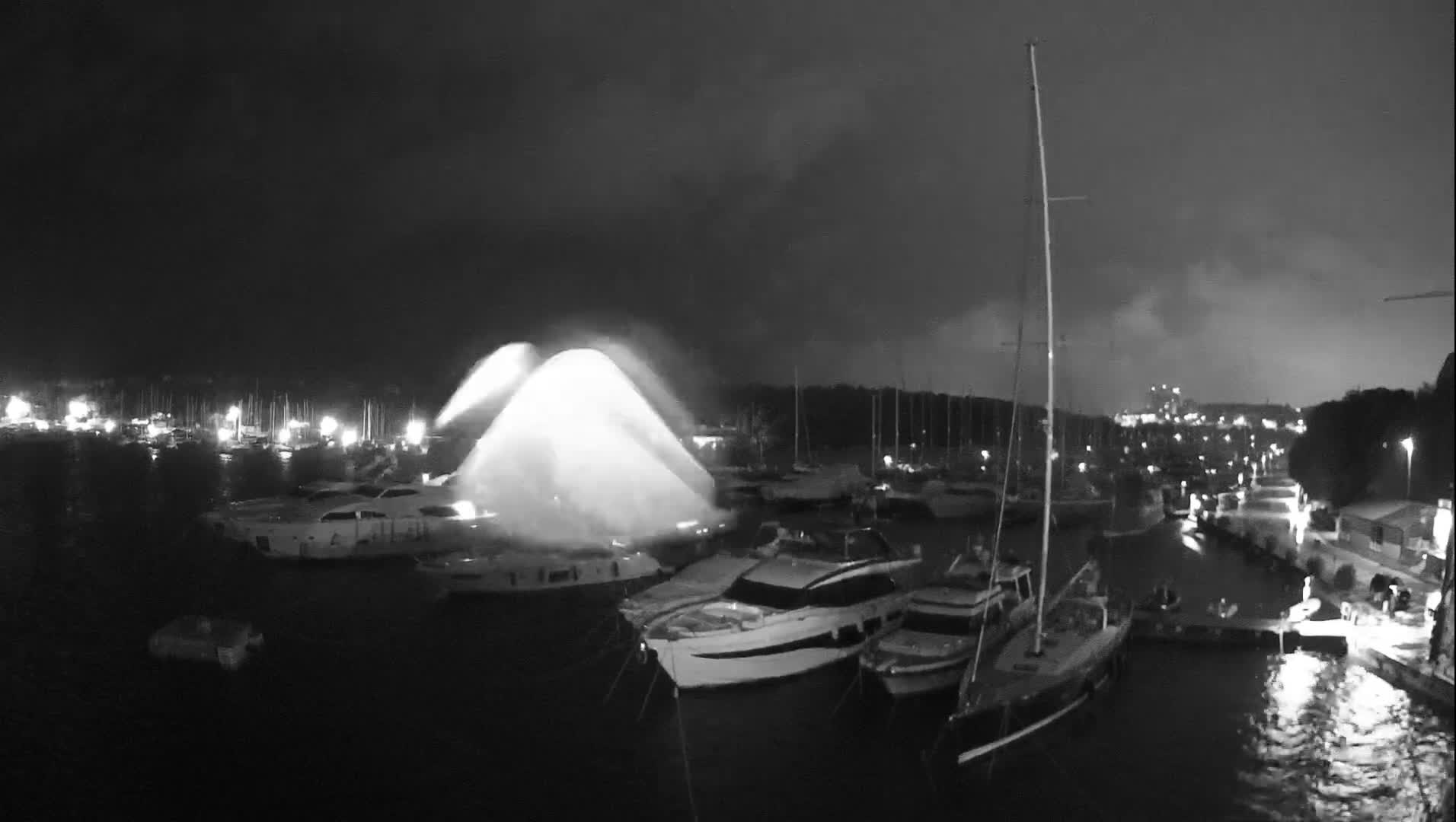 Pula, Marina Veruda East View Live Cam - Pjescana Uvala, Pula, Istria, Croatia