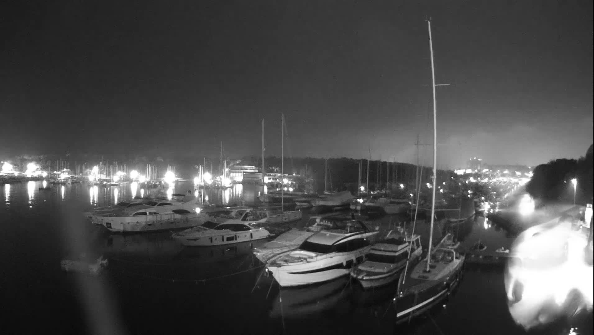 Pula, Marina Veruda East View Live Cam - Pjescana Uvala, Pula, Istria, Croatia