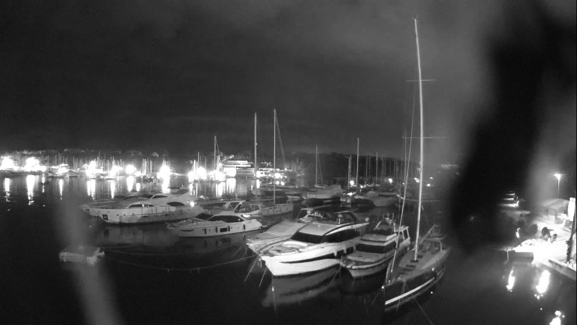 Pula, Marina Veruda East View Live Cam - Pjescana Uvala, Pula, Istria, Croatia