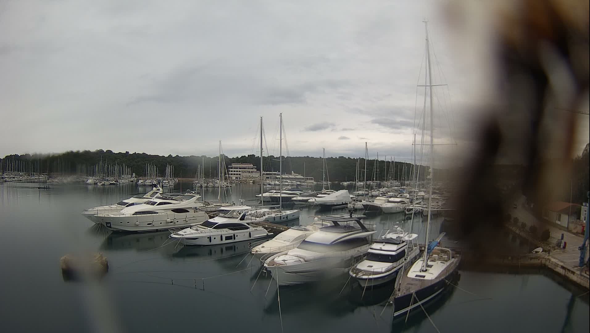 Pula, Marina Veruda East View Live Cam - Pjescana Uvala, Pula, Istria, Croatia