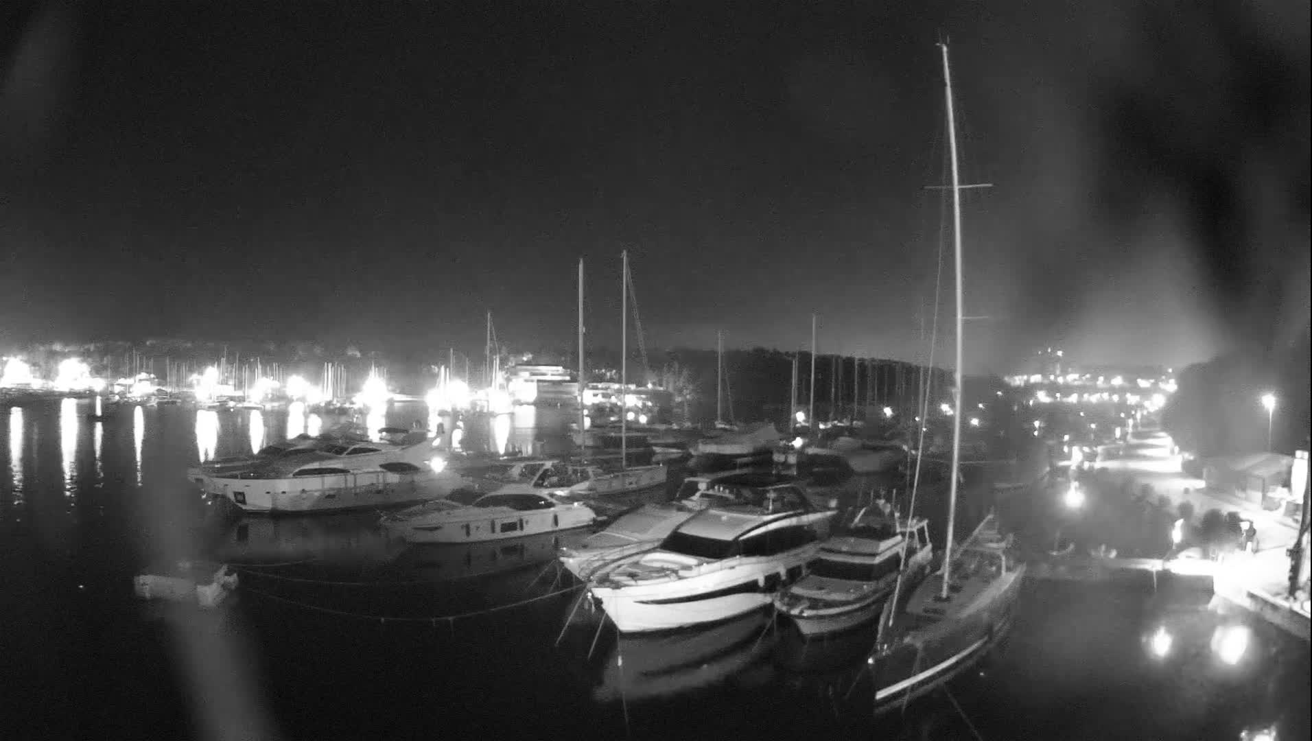 Pula, Marina Veruda East View Live Cam - Pjescana Uvala, Pula, Istria, Croatia