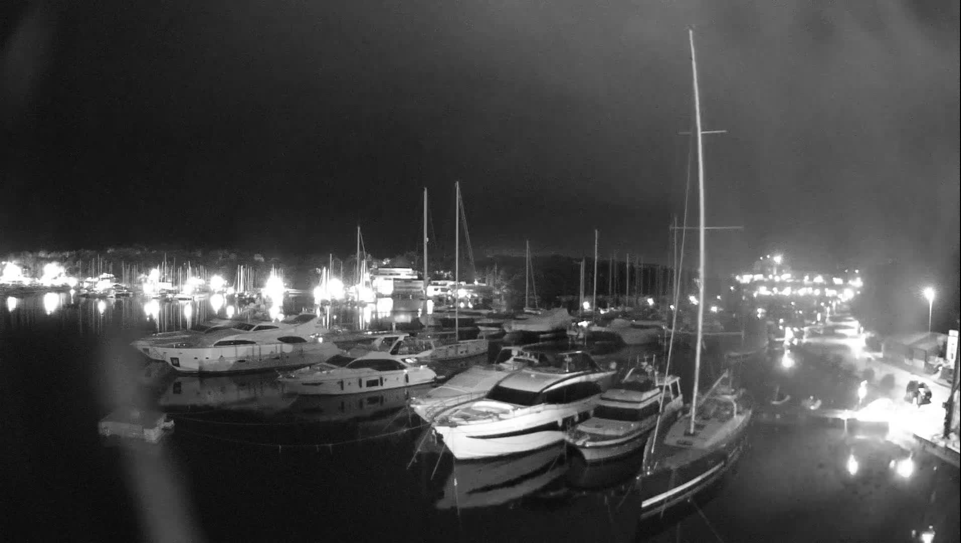 Pula, Marina Veruda East View Live Cam - Pjescana Uvala, Pula, Istria, Croatia