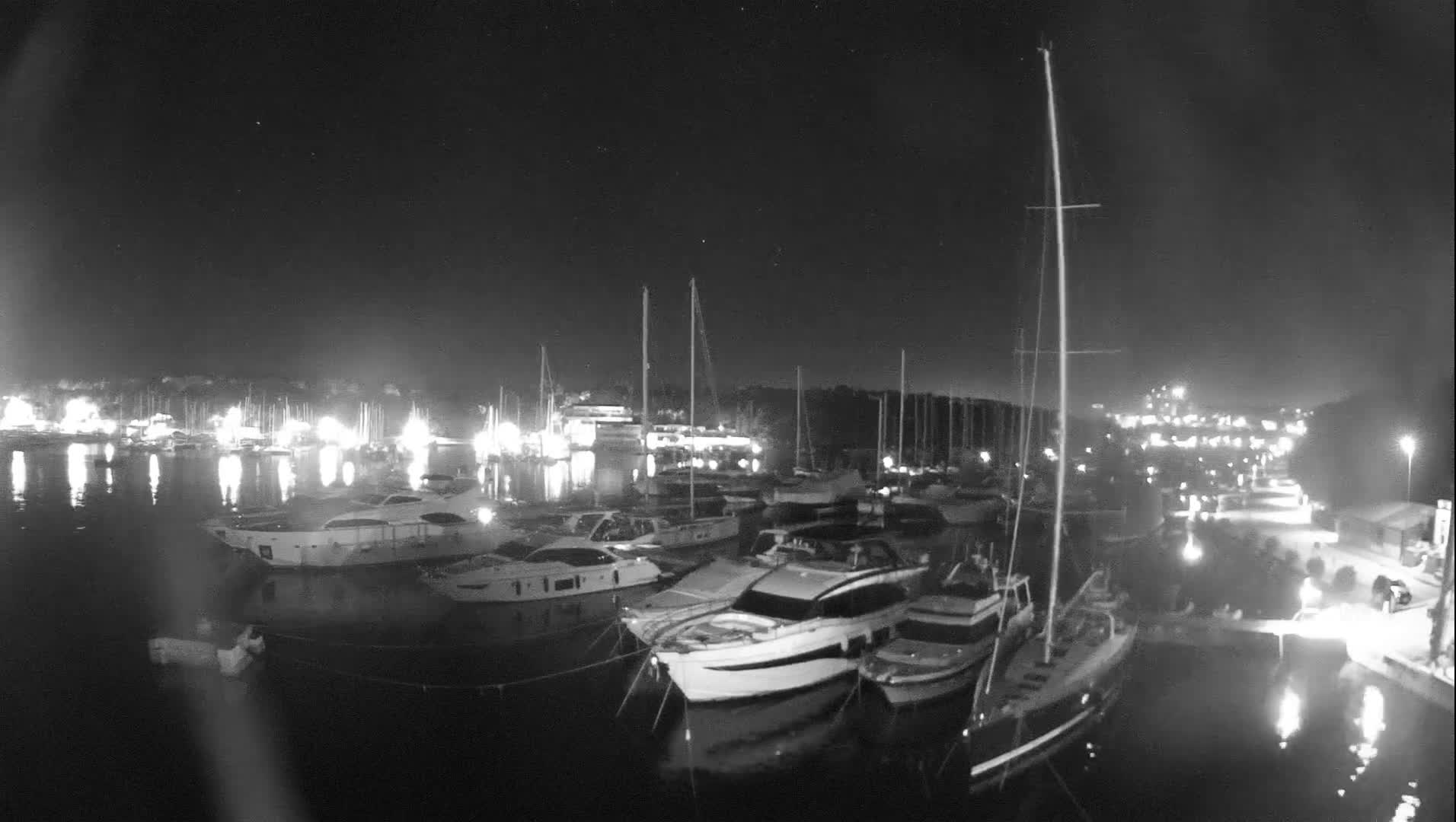 Pula, Marina Veruda East View Live Cam - Pjescana Uvala, Pula, Istria, Croatia