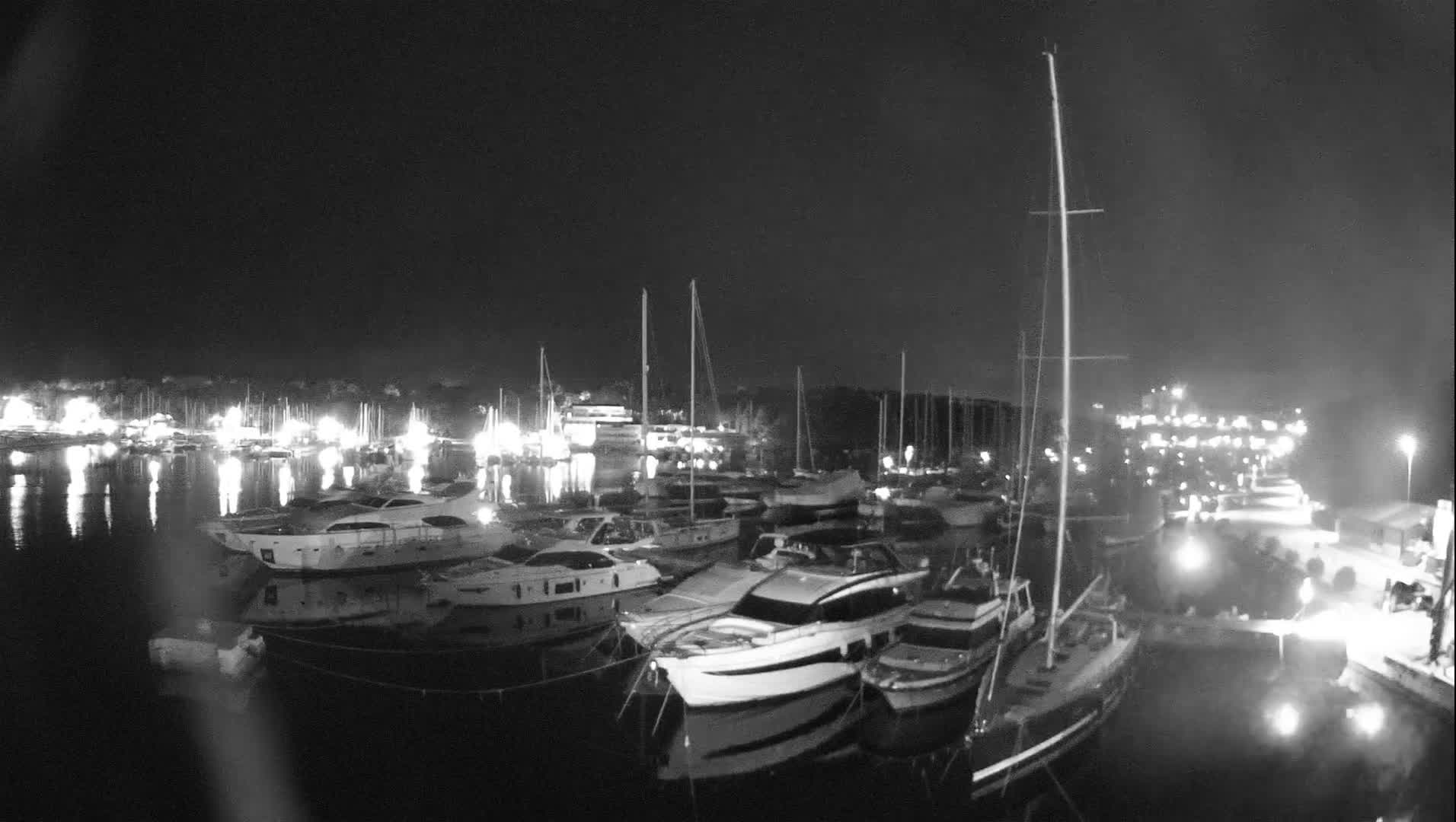 Pula, Marina Veruda East View Live Cam - Pjescana Uvala, Pula, Istria, Croatia