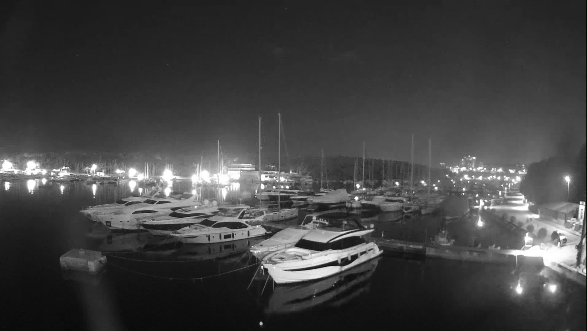 Pula, Marina Veruda East View Live Cam - Pjescana Uvala, Pula, Istria, Croatia