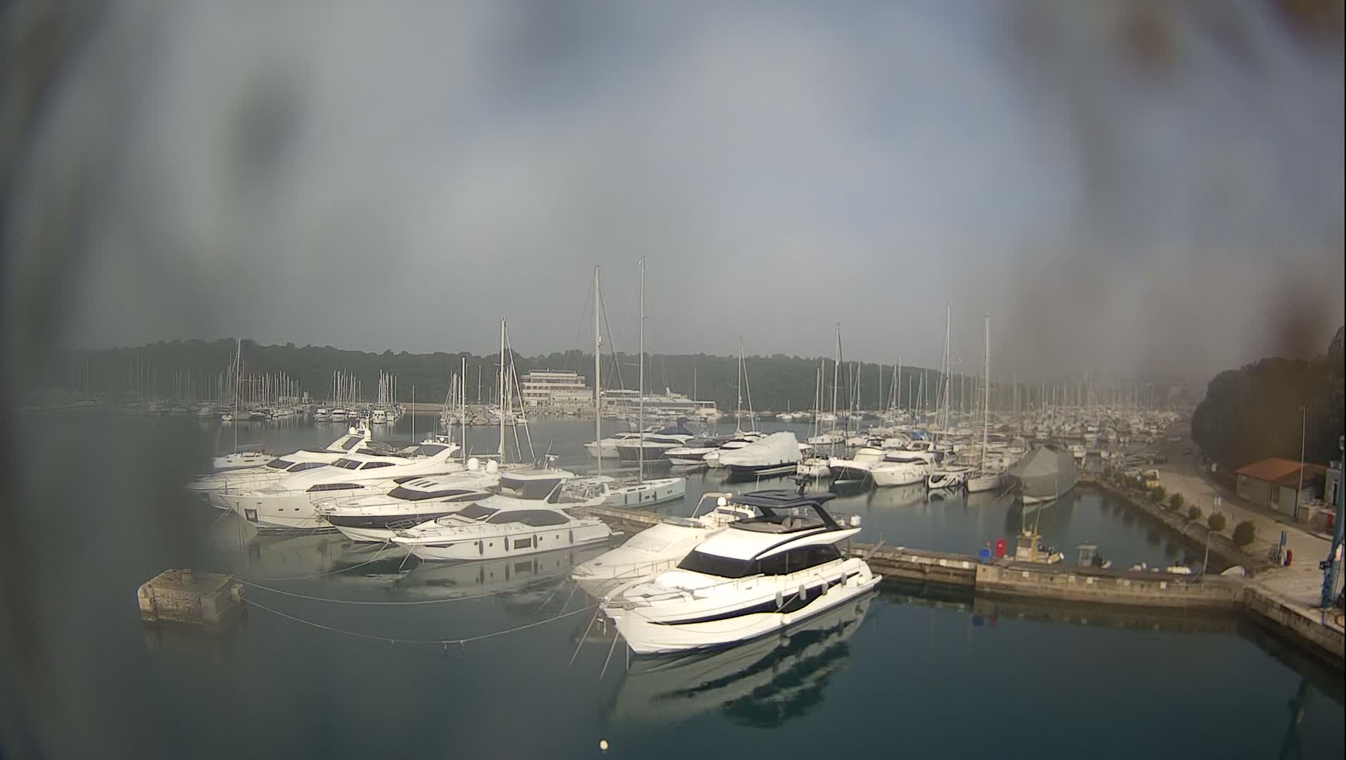 Pula, Marina Veruda East View Live Cam - Pjescana Uvala, Pula, Istria, Croatia