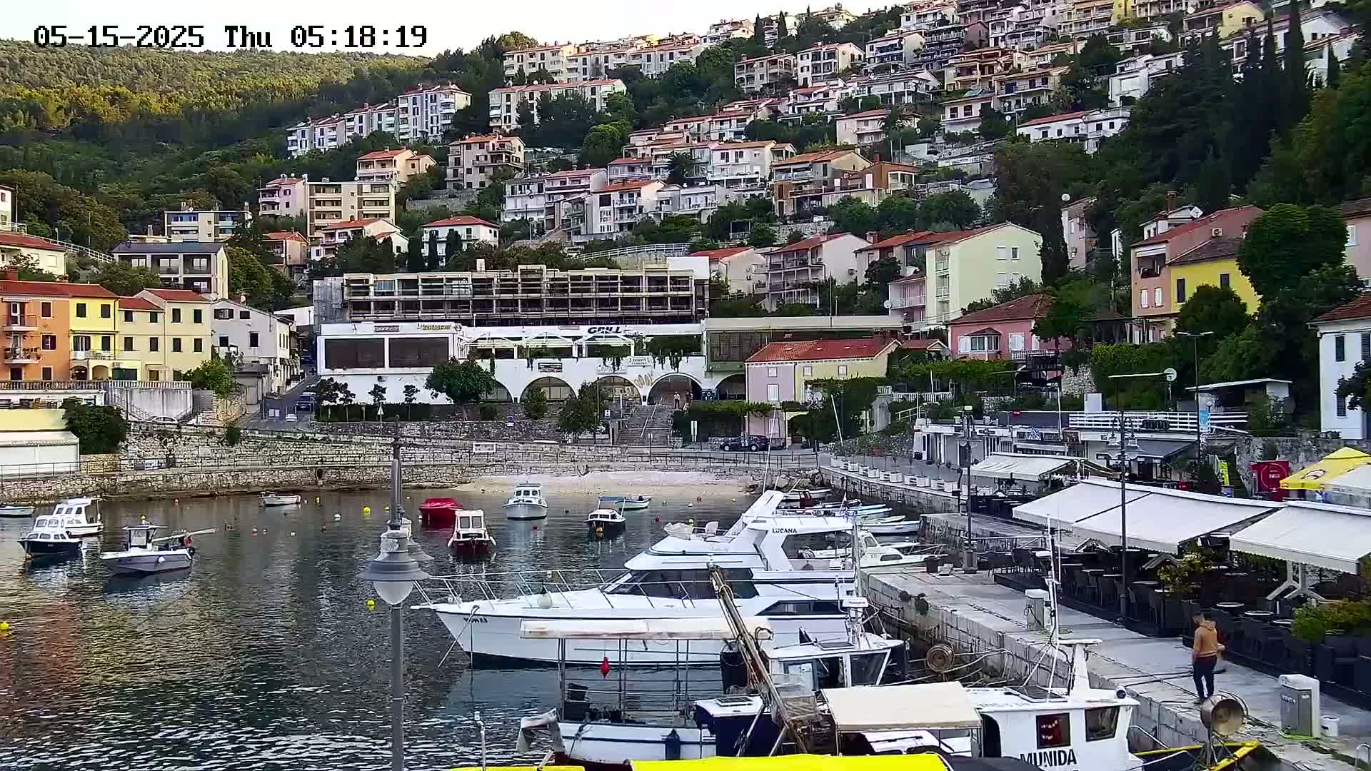 Rabac  Village Center & Marine Live Cam - Rabac, Labin, Istria, Croatia