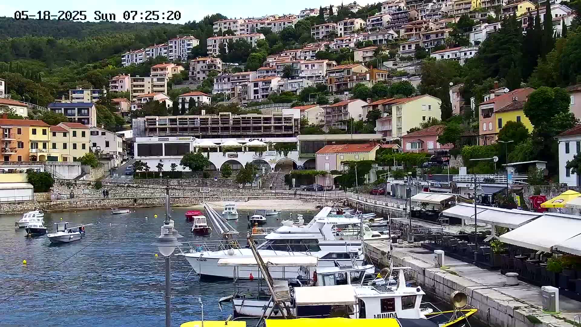 Rabac  Village Center & Marine Live Cam - Rabac, Labin, Istria, Croatia