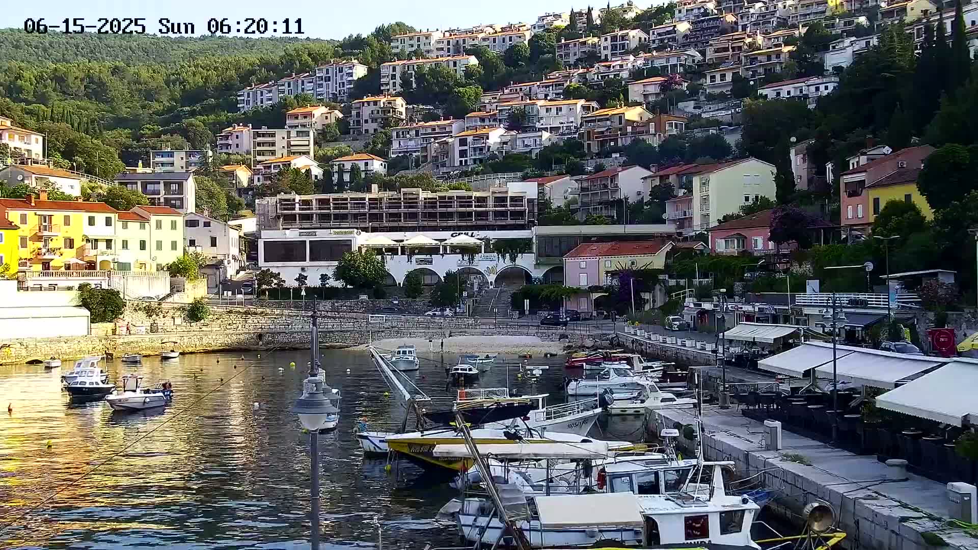 Rabac  Village Center & Marine Live Cam - Rabac, Labin, Istria, Croatia