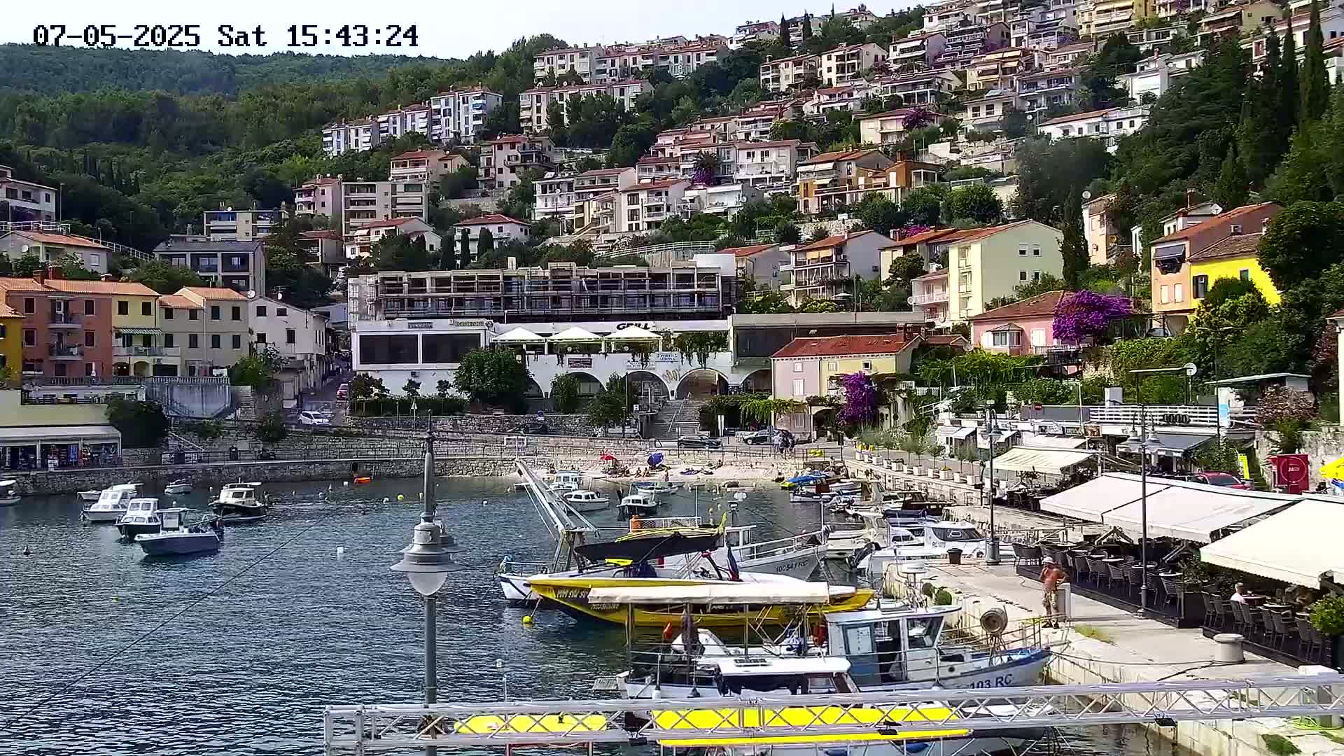 Rabac  Village Center & Marine Live Cam - Rabac, Labin, Istria, Croatia