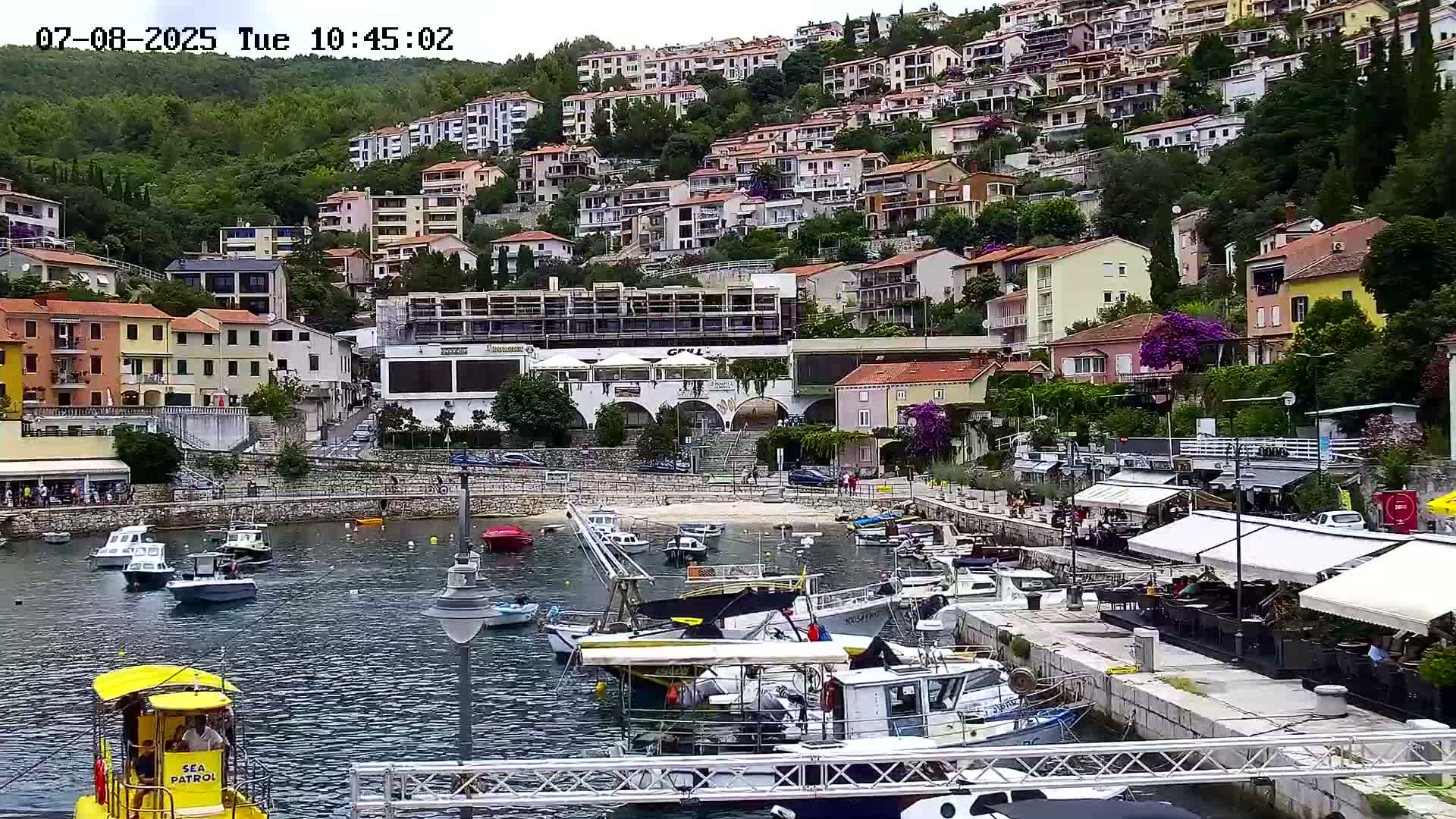 Rabac  Village Center & Marine Live Cam - Rabac, Labin, Istria, Croatia
