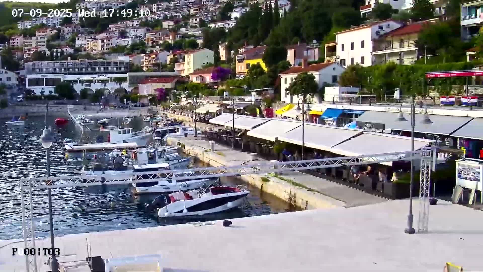 Rabac  Village Center & Marine Live Cam - Rabac, Labin, Istria, Croatia