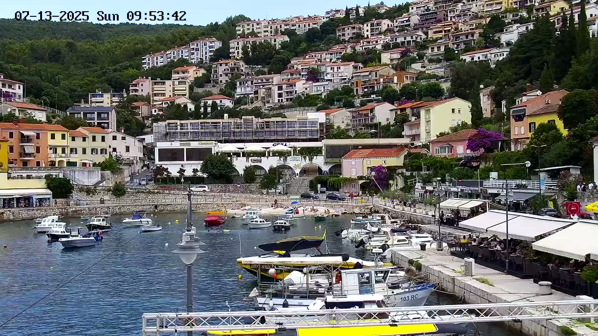 Rabac  Village Center & Marine Live Cam - Rabac, Labin, Istria, Croatia