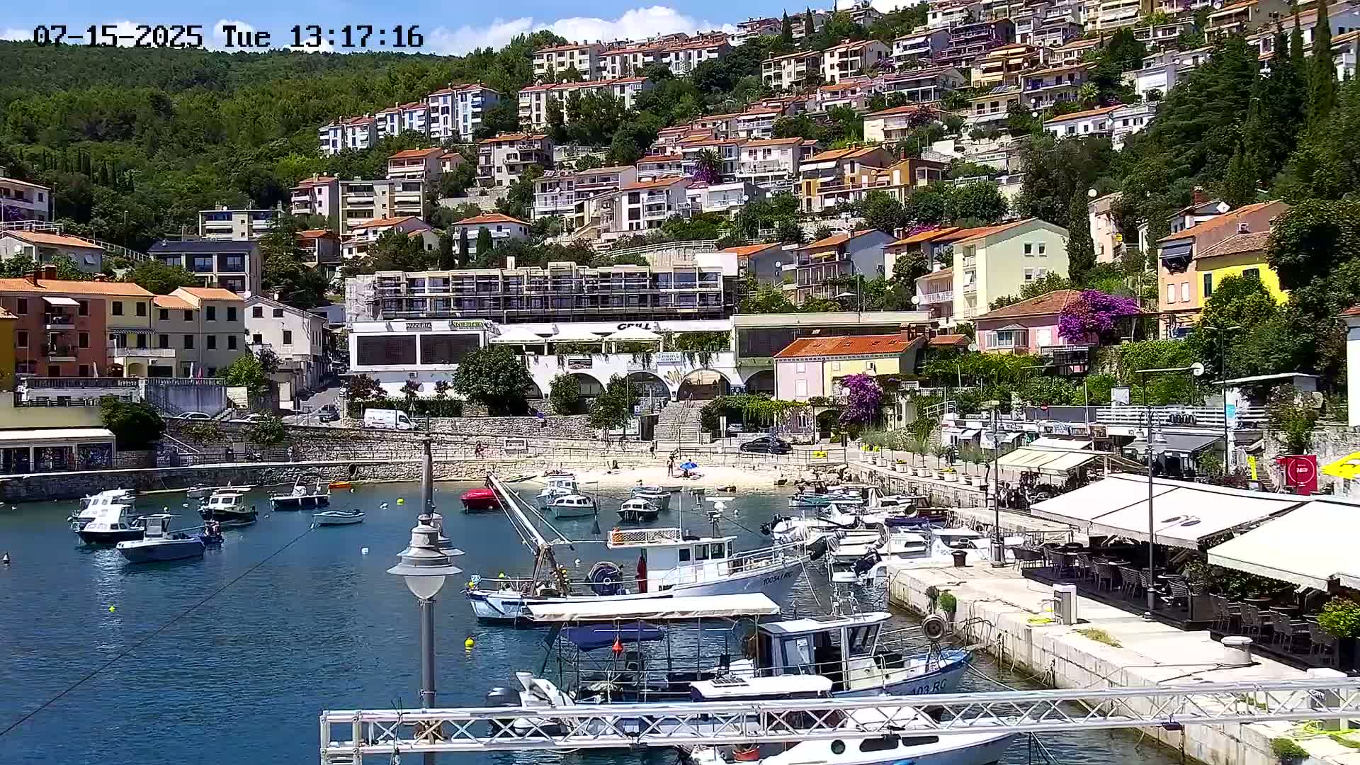 Rabac  Village Center & Marine Live Cam - Rabac, Labin, Istria, Croatia