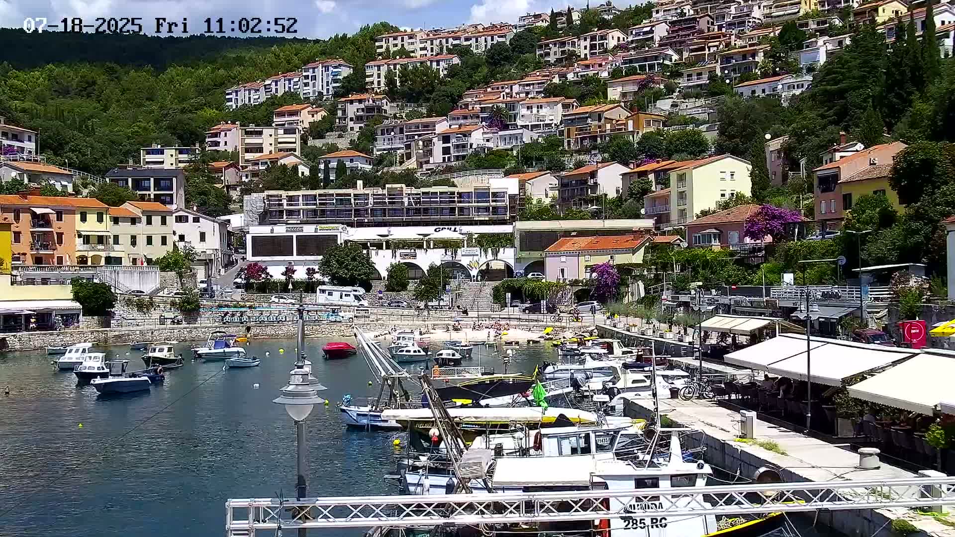 Rabac  Village Center & Marine Live Cam - Rabac, Labin, Istria, Croatia
