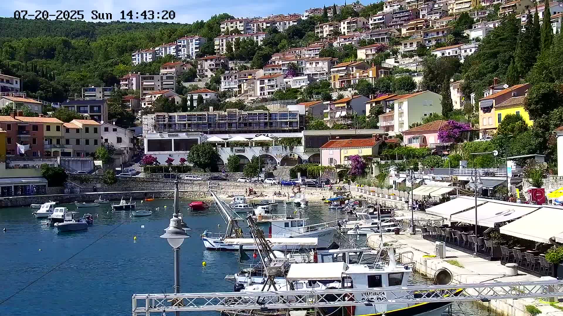 Rabac  Village Center & Marine Live Cam - Rabac, Labin, Istria, Croatia