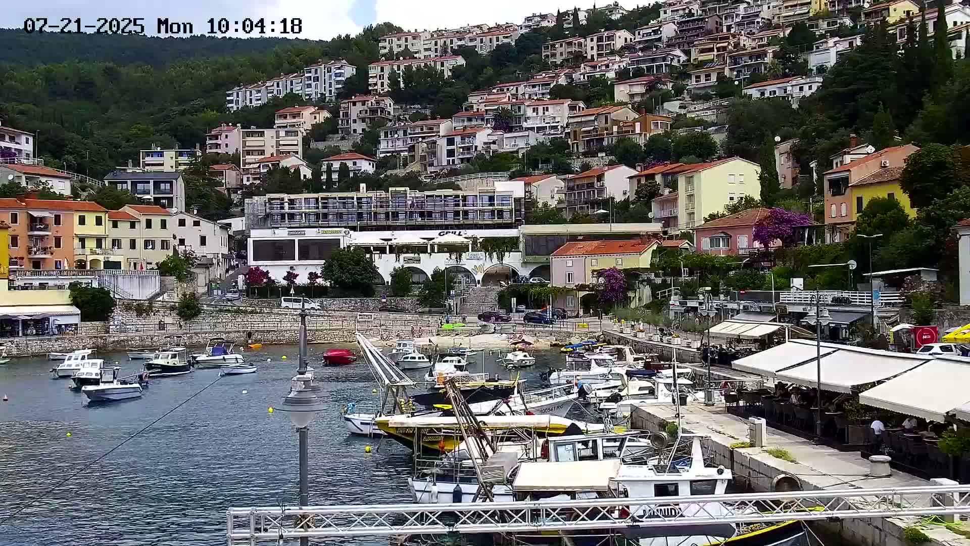 Rabac  Village Center & Marine Live Cam - Rabac, Labin, Istria, Croatia