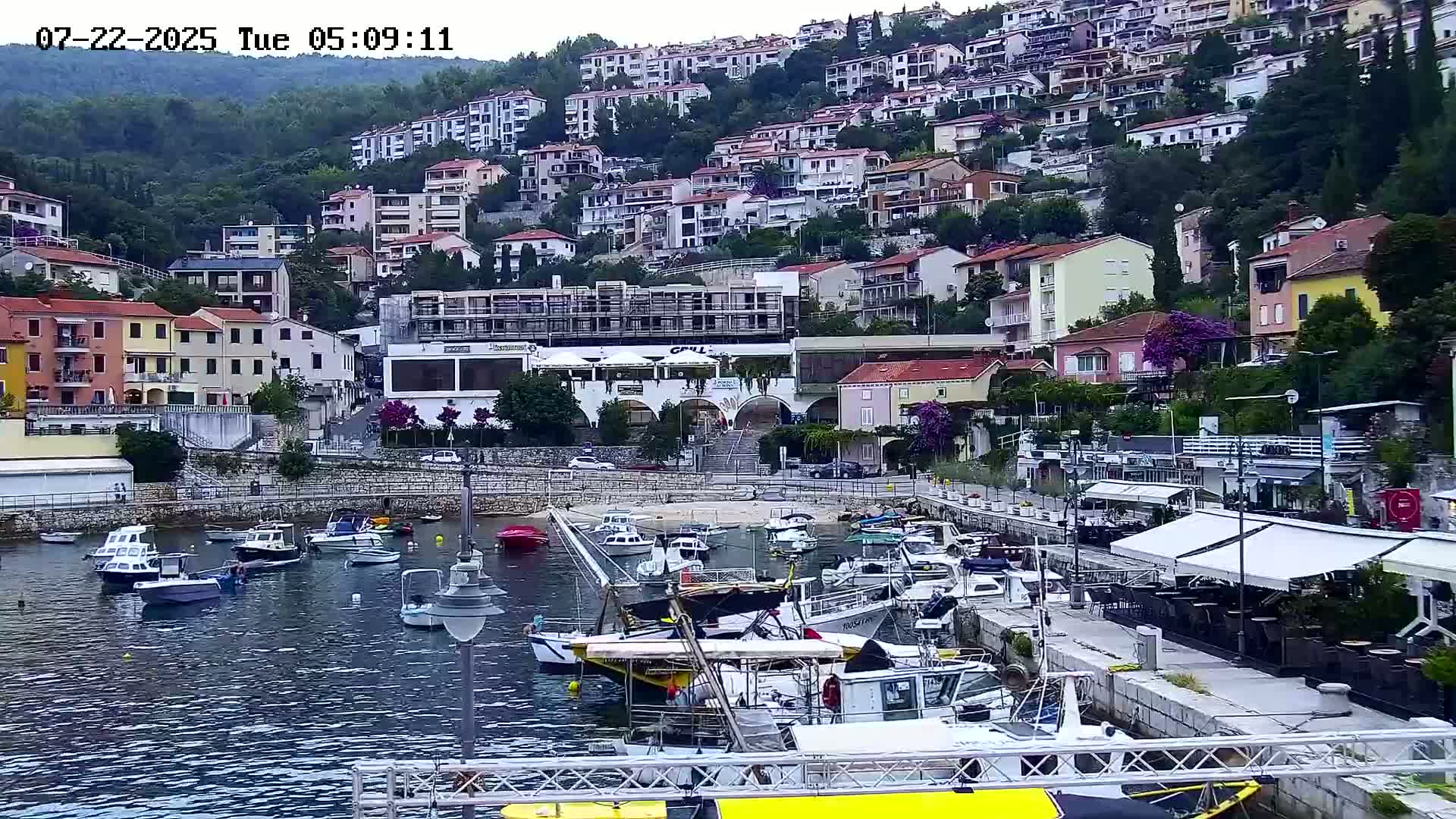 Rabac  Village Center & Marine Live Cam - Rabac, Labin, Istria, Croatia