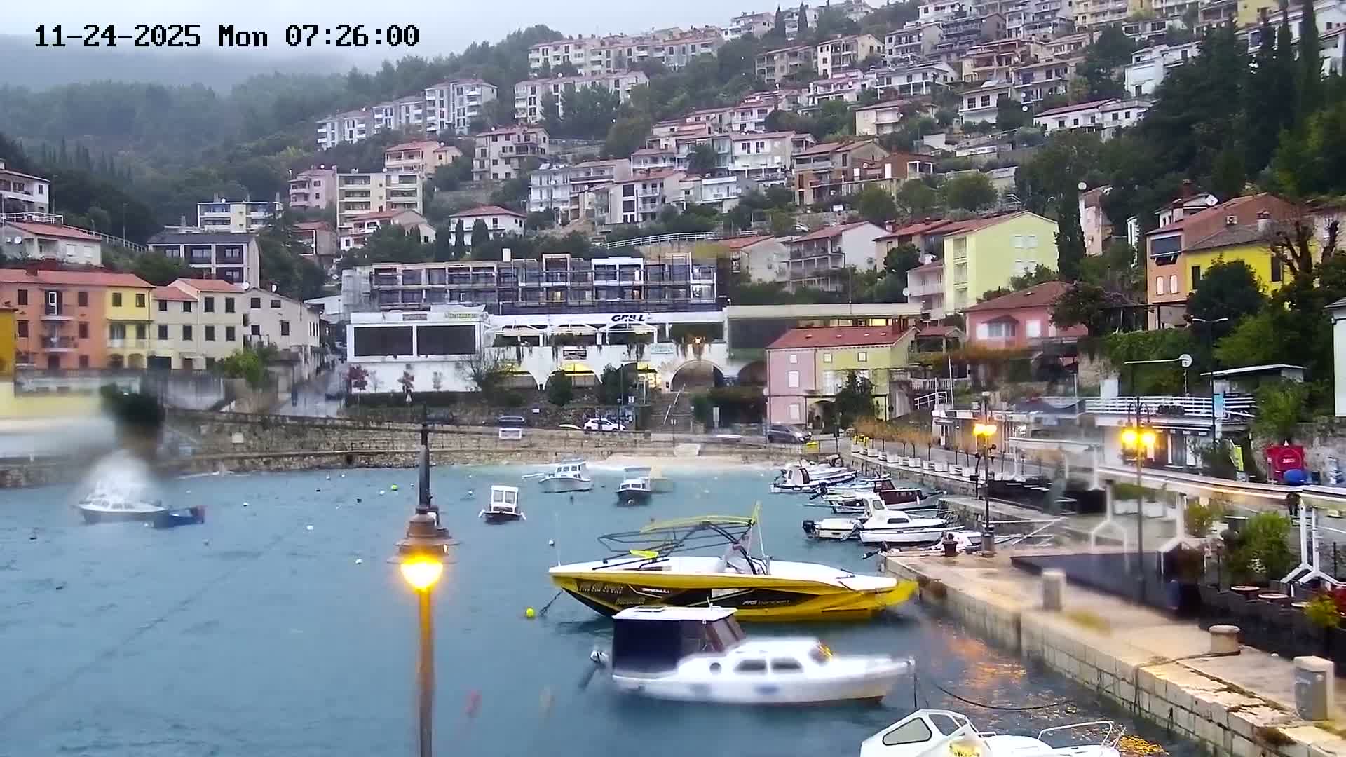 Rabac  Village Center & Marine Live Cam - Rabac, Labin, Istria, Croatia