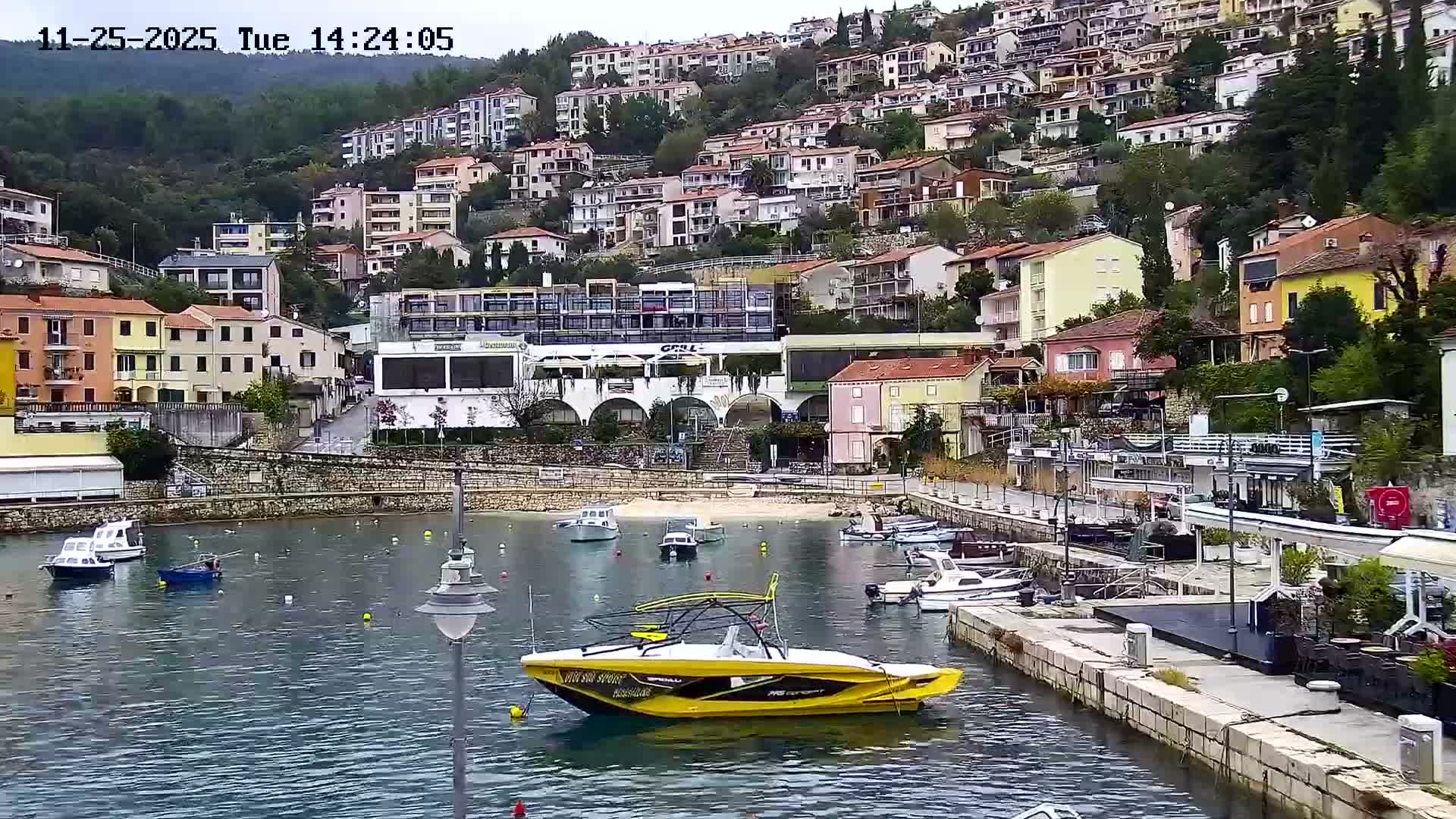 Rabac  Village Center & Marine Live Cam - Rabac, Labin, Istria, Croatia