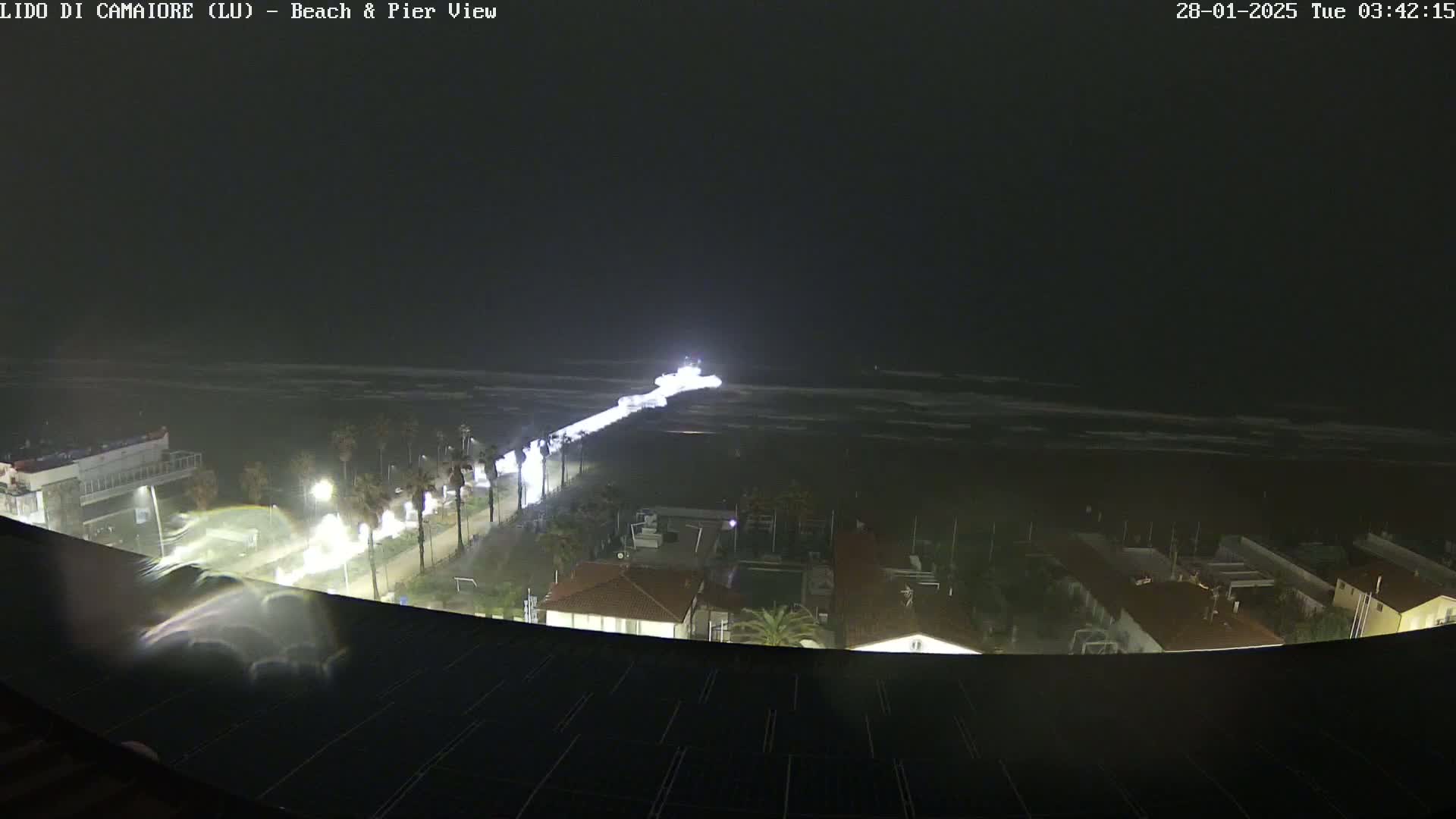 Versilia Beach , Lido di Camaiore Live Cam -  Lucca, Italy