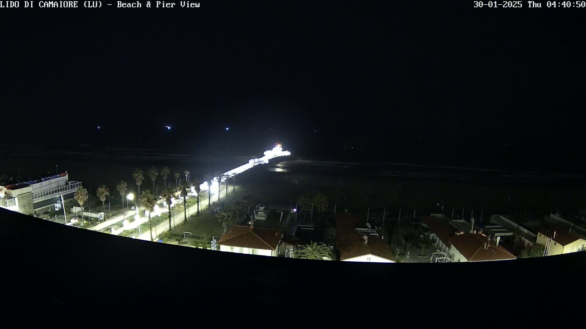Versilia Beach , Lido di Camaiore Live Cam -  Lucca, Italy