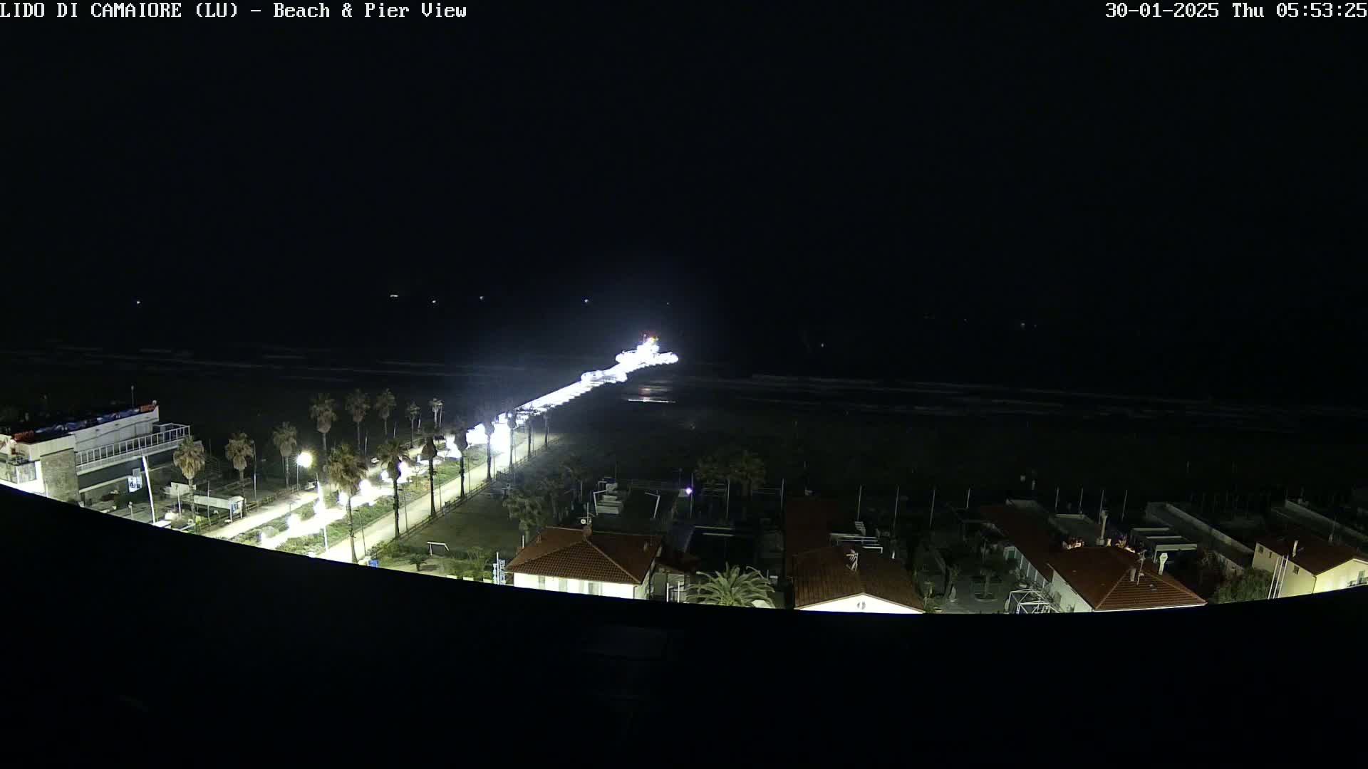 Versilia Beach , Lido di Camaiore Live Cam -  Lucca, Italy