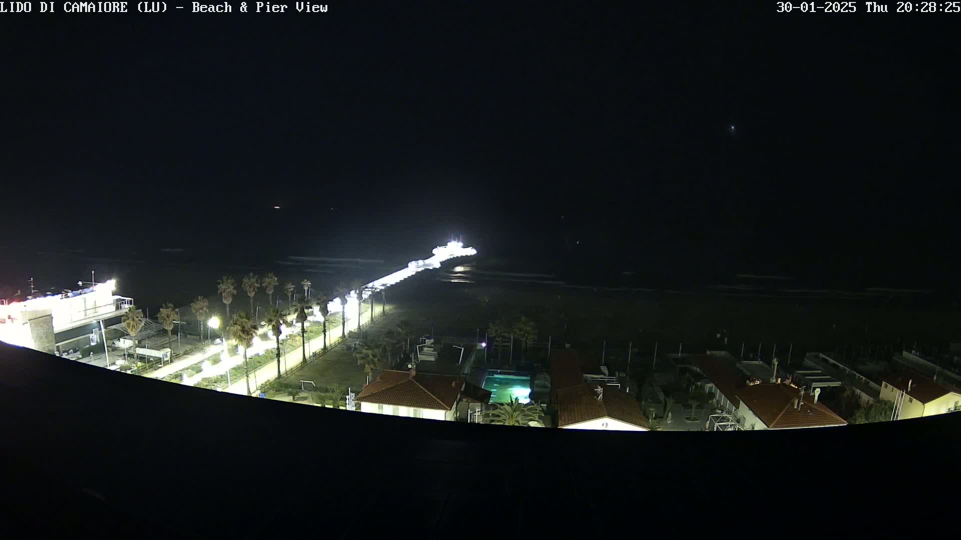 Versilia Beach , Lido di Camaiore Live Cam -  Lucca, Italy