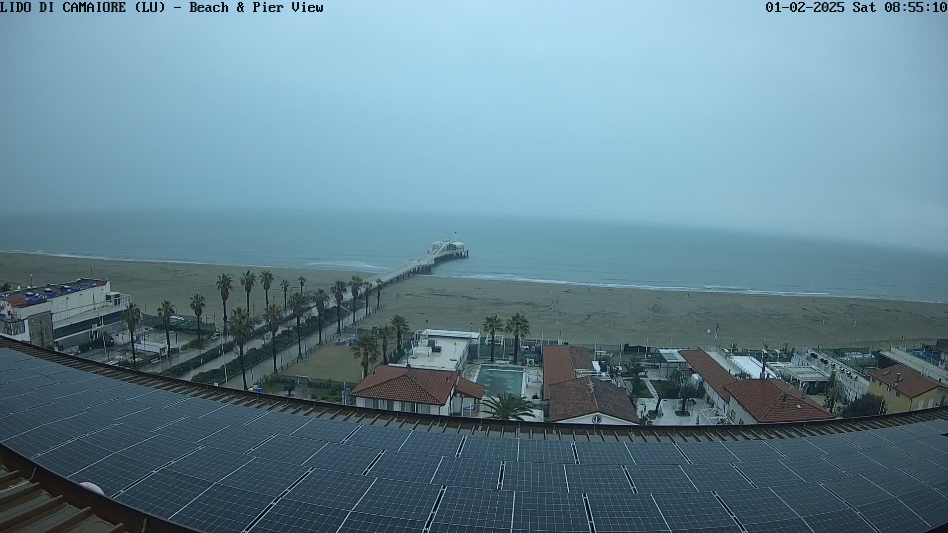 Versilia Beach , Lido di Camaiore Live Cam -  Lucca, Italy
