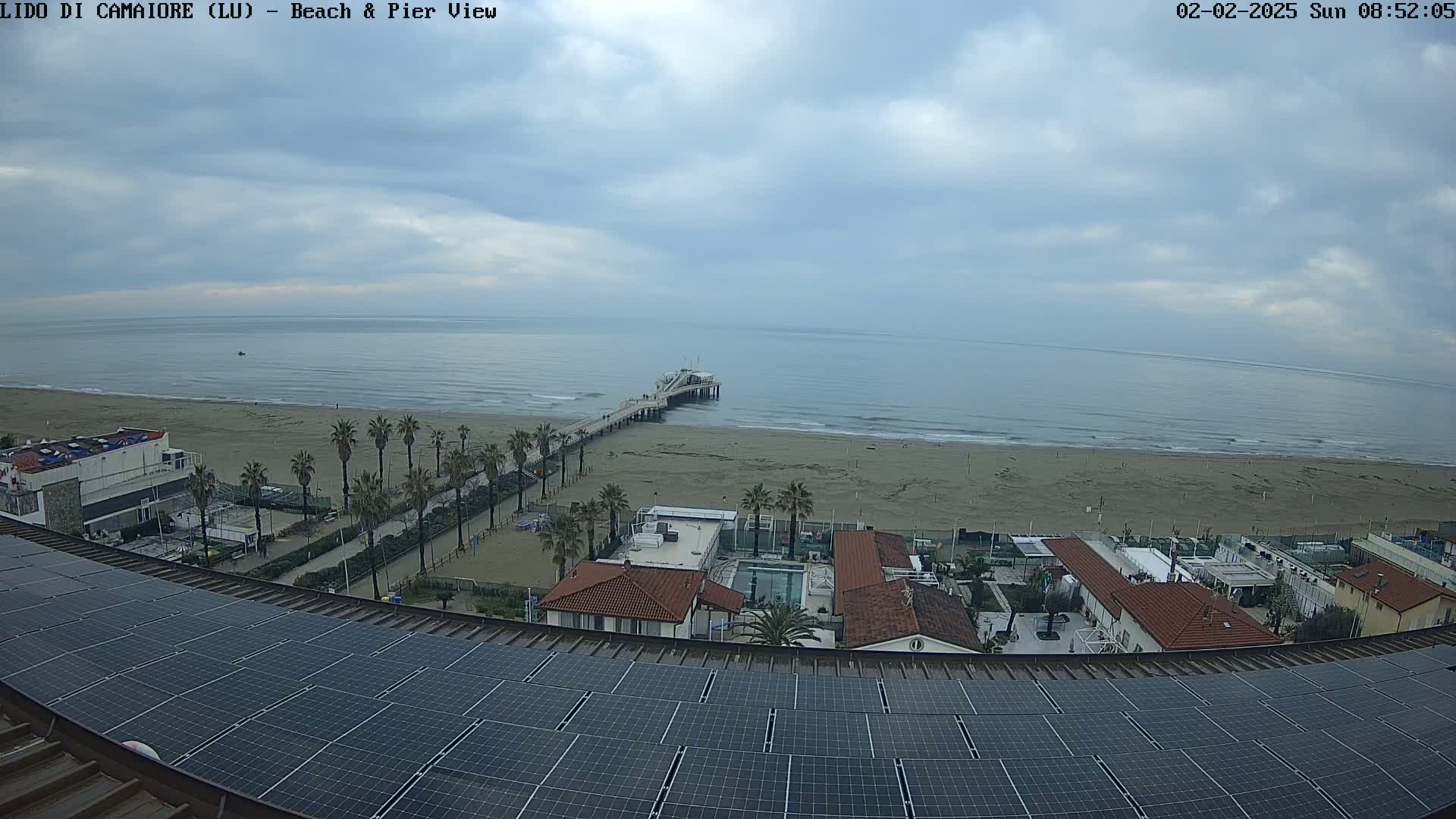 Versilia Beach , Lido di Camaiore Live Cam -  Lucca, Italy