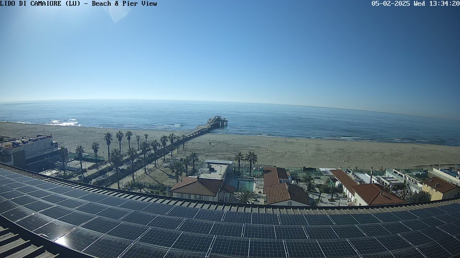 Versilia Beach , Lido di Camaiore Live Cam -  Lucca, Italy