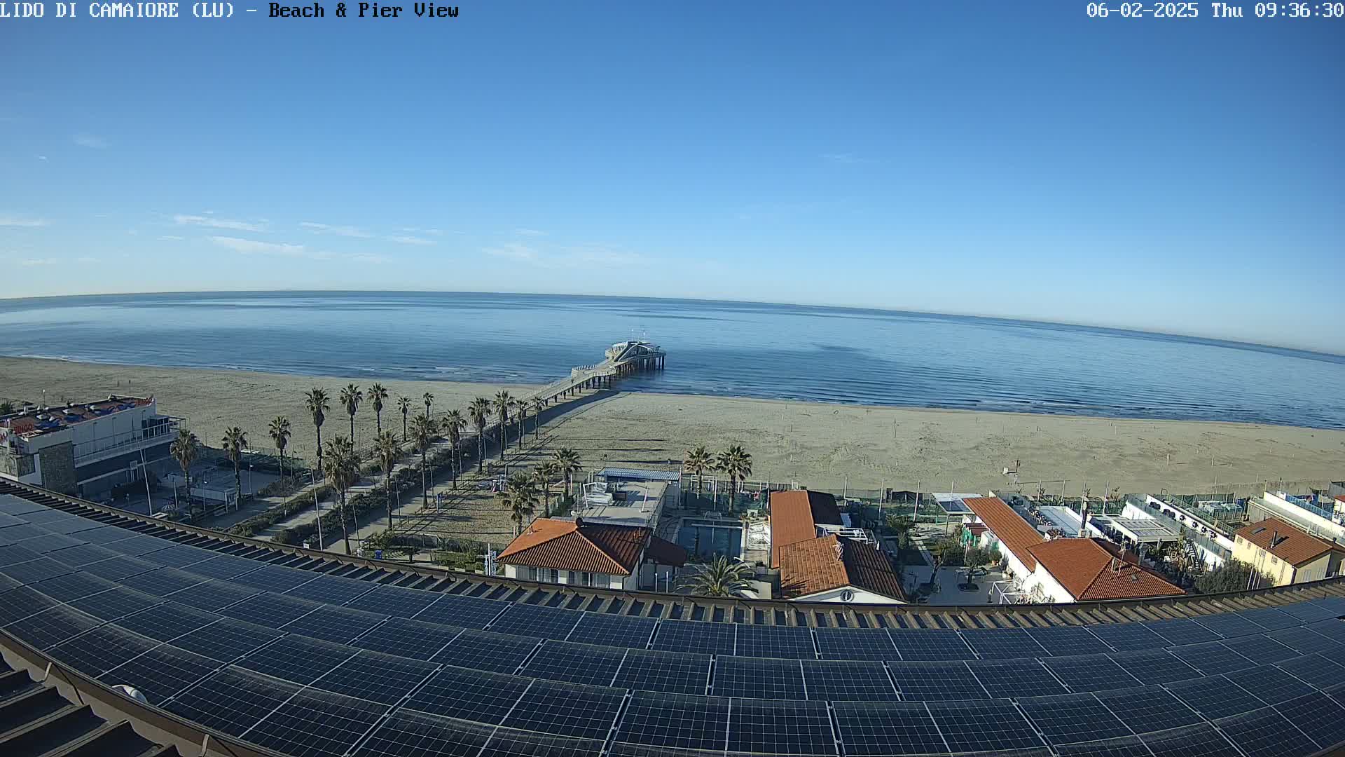 Versilia Beach , Lido di Camaiore Live Cam -  Lucca, Italy