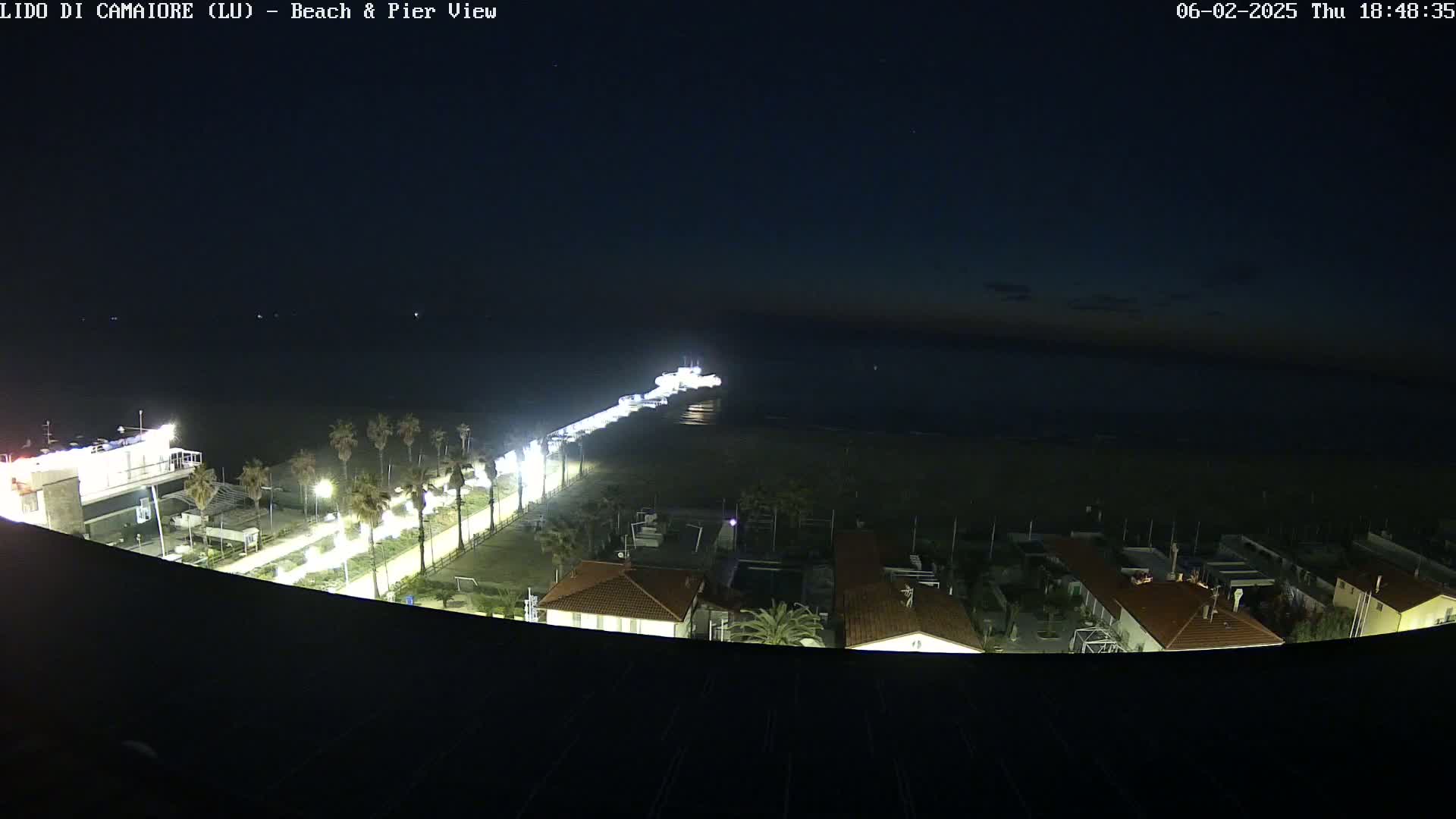 Versilia Beach , Lido di Camaiore Live Cam -  Lucca, Italy