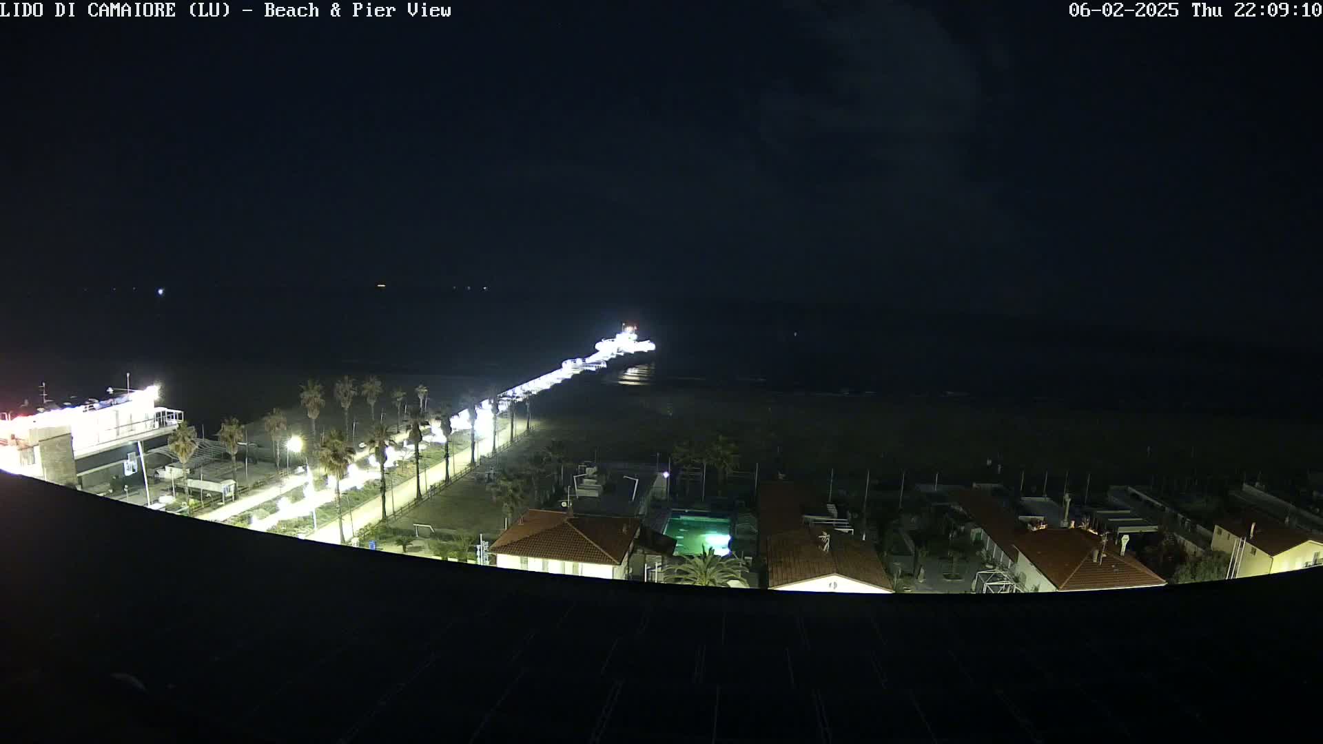 Versilia Beach , Lido di Camaiore Live Cam -  Lucca, Italy