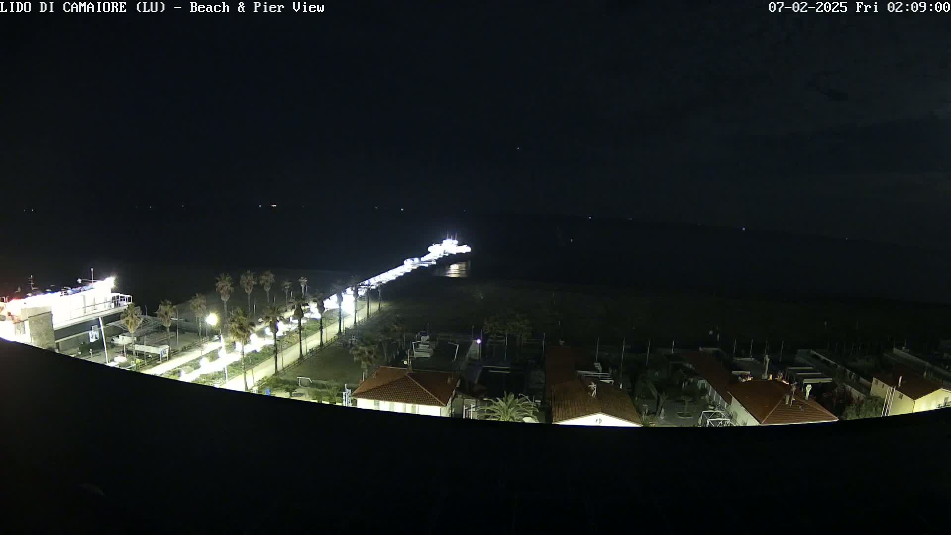Versilia Beach , Lido di Camaiore Live Cam -  Lucca, Italy