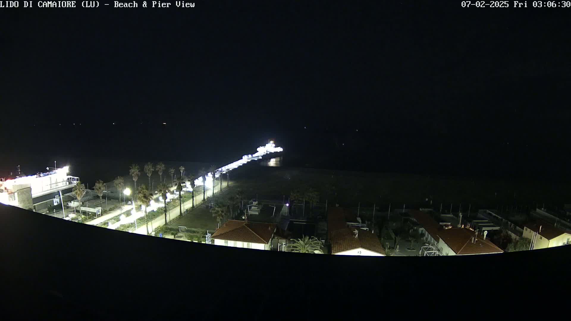 Versilia Beach , Lido di Camaiore Live Cam -  Lucca, Italy
