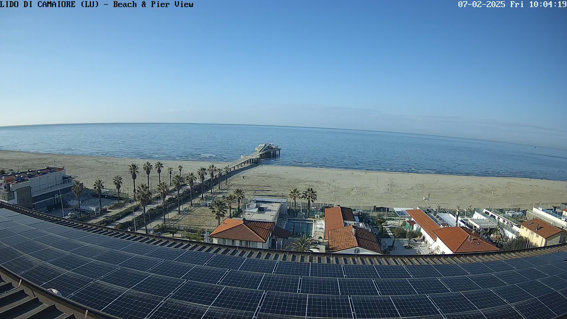 Versilia Beach , Lido di Camaiore Live Cam -  Lucca, Italy
