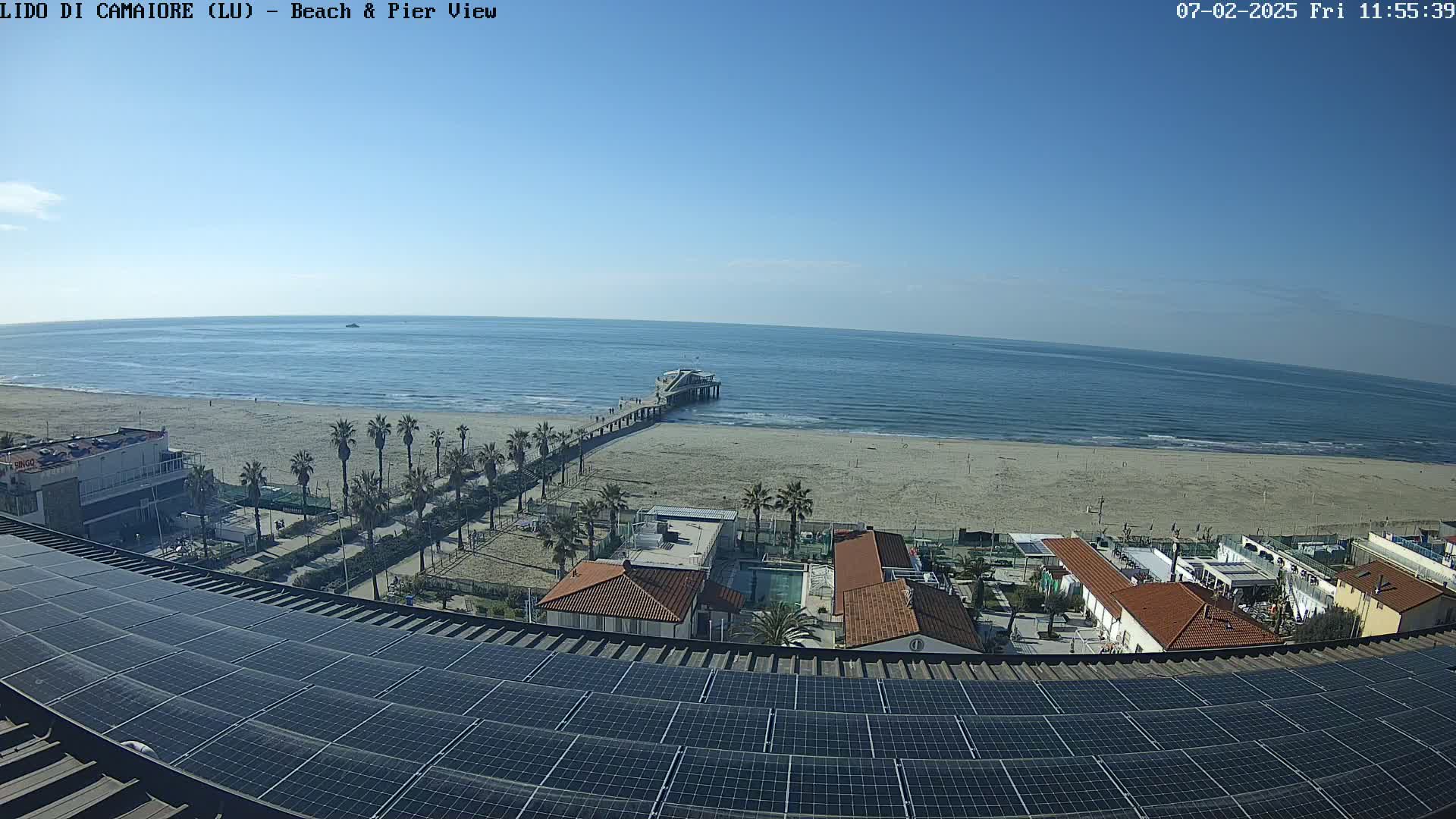 Versilia Beach , Lido di Camaiore Live Cam -  Lucca, Italy