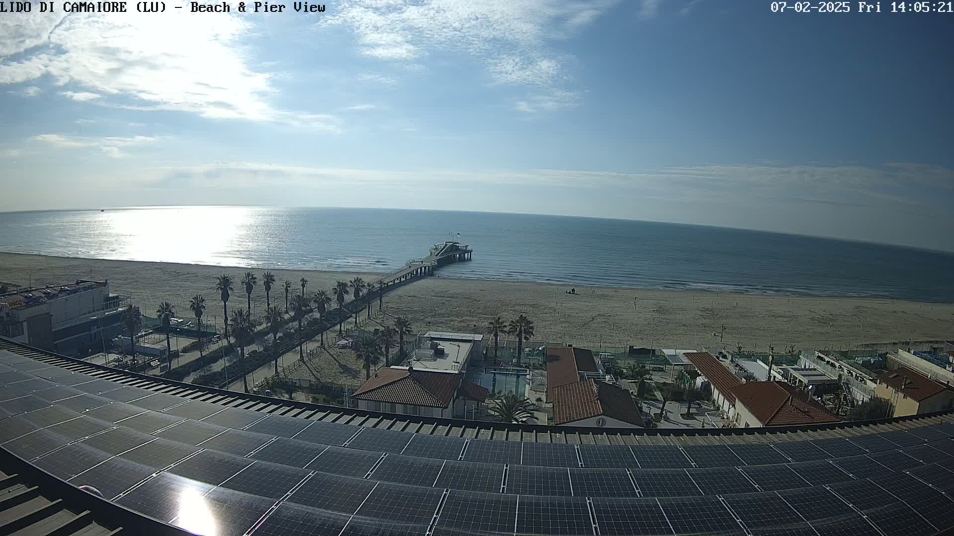 Versilia Beach , Lido di Camaiore Live Cam -  Lucca, Italy